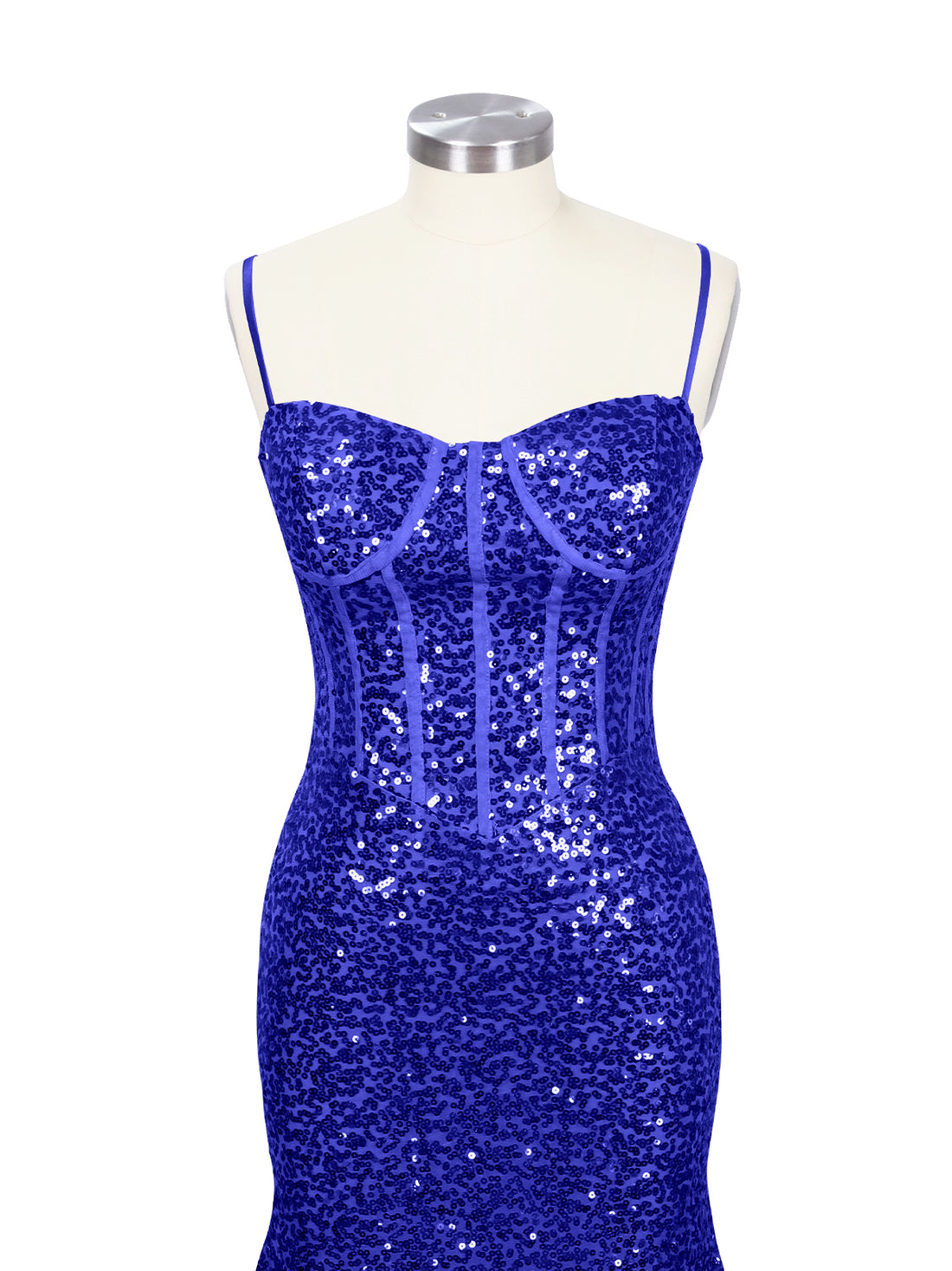 Spaghetti Sheath Prom Dress 