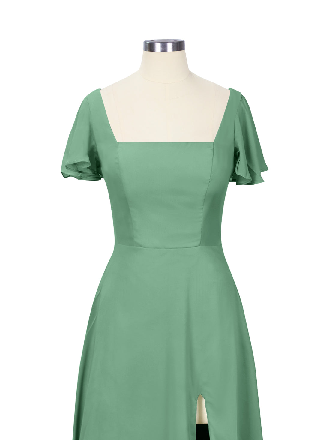 Flutter Sleeves Bridesmaid Dress 
