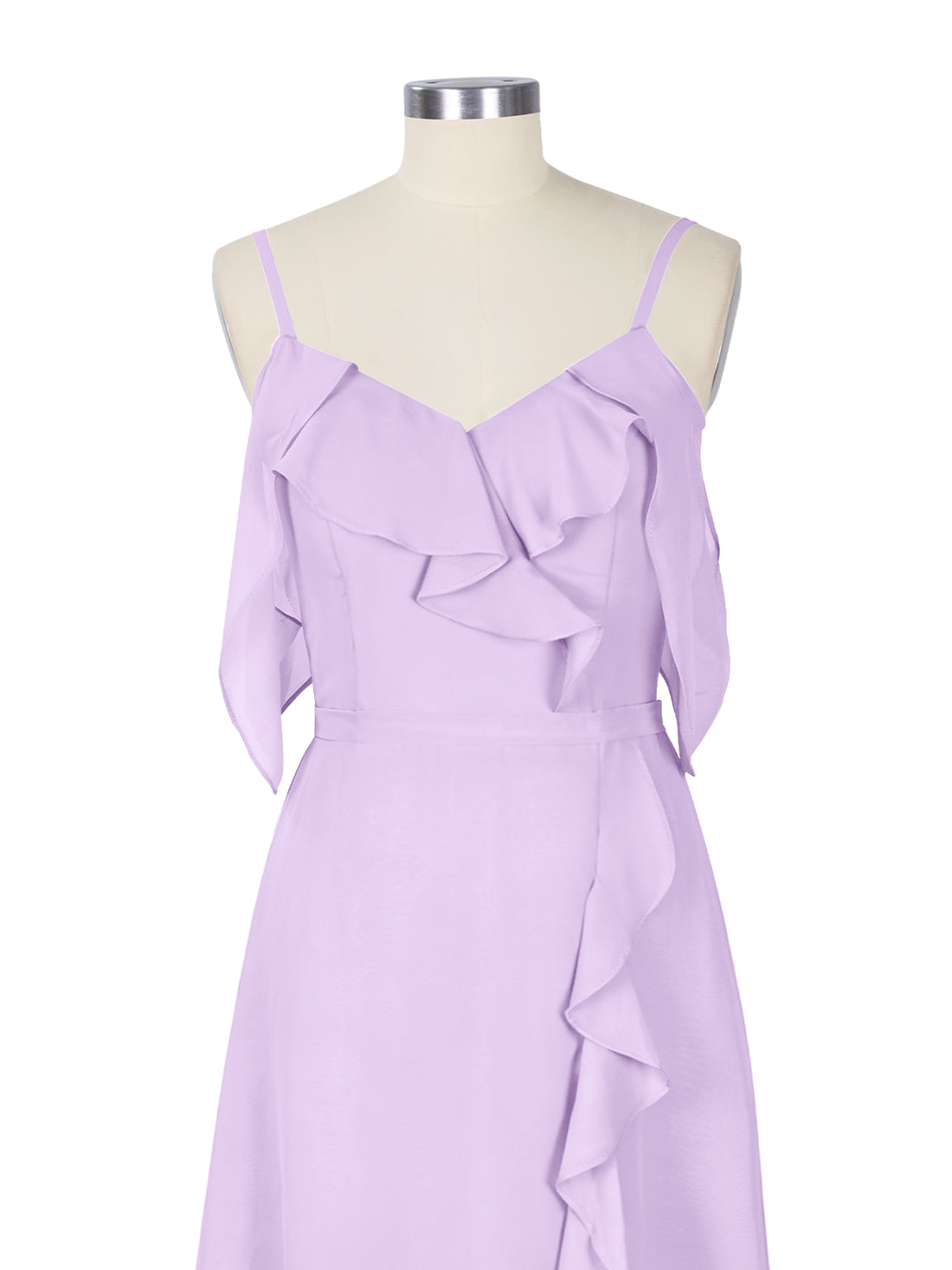 Flowy Spaghetti Bridesmaid Dress 