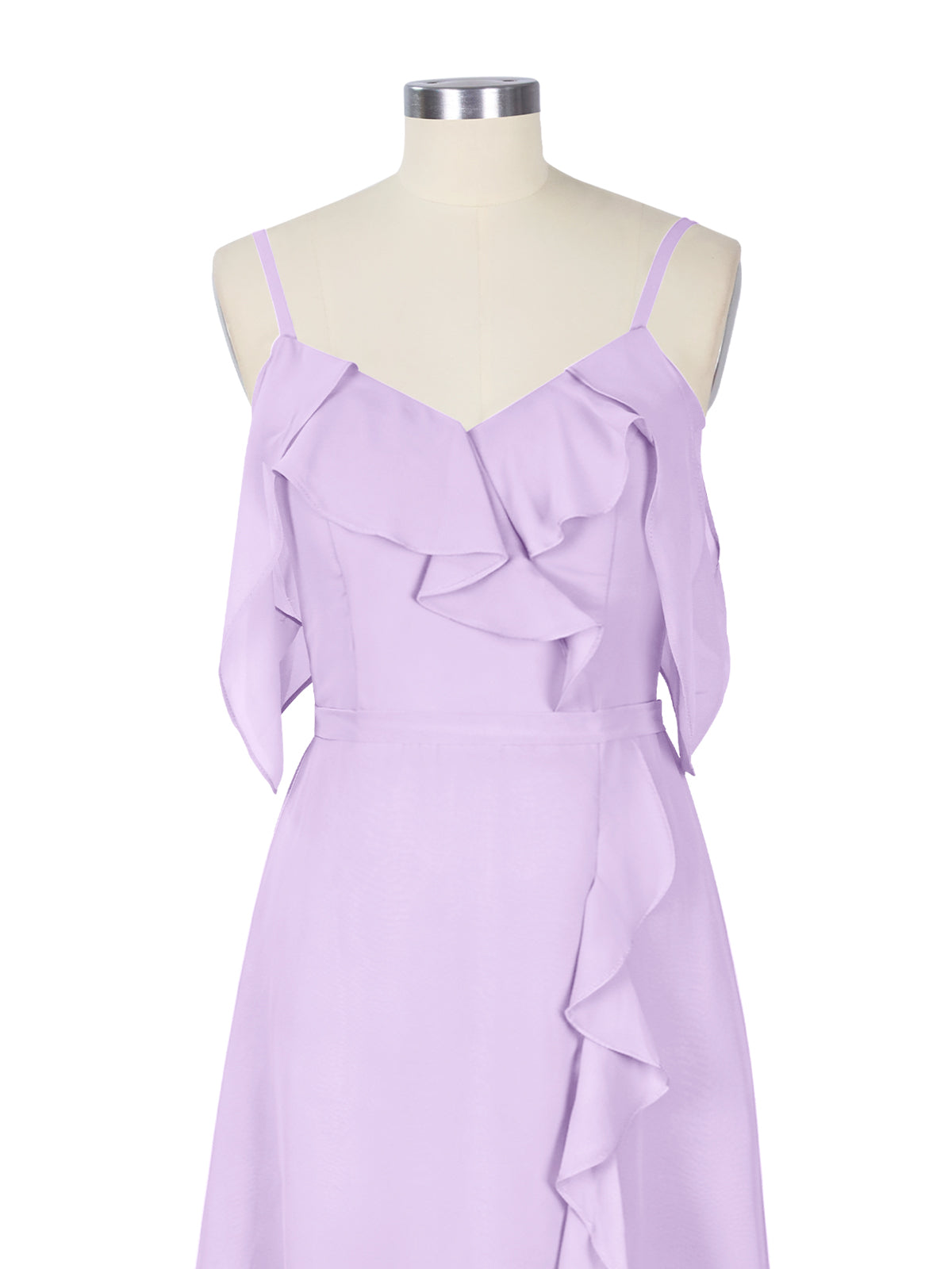 Flowy Spaghetti Bridesmaid Dress 
