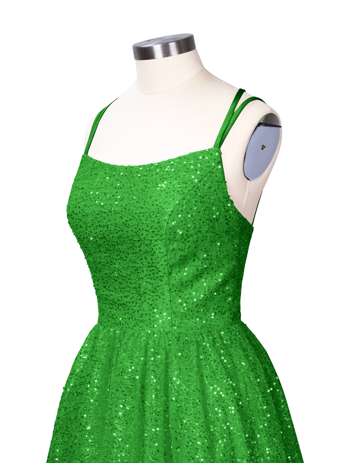 Sparkly Sequined A-line Mini Dress 