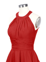 Halter Bridesmaid Dress 