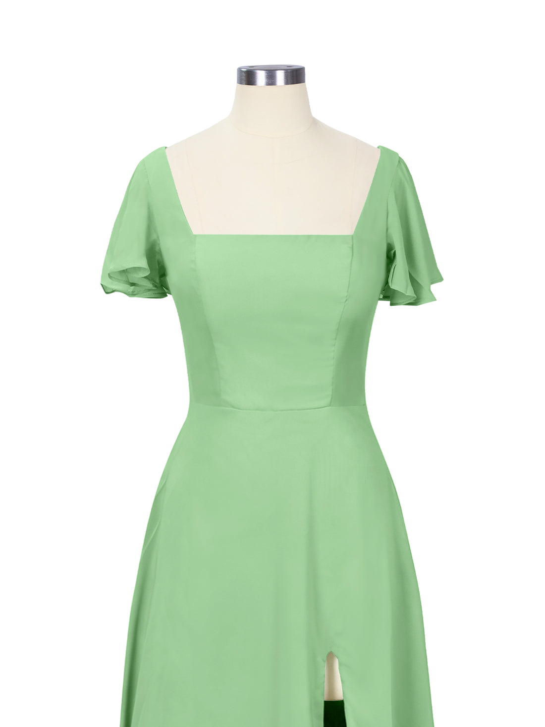 Flutter Sleeves Bridesmaid Dress 