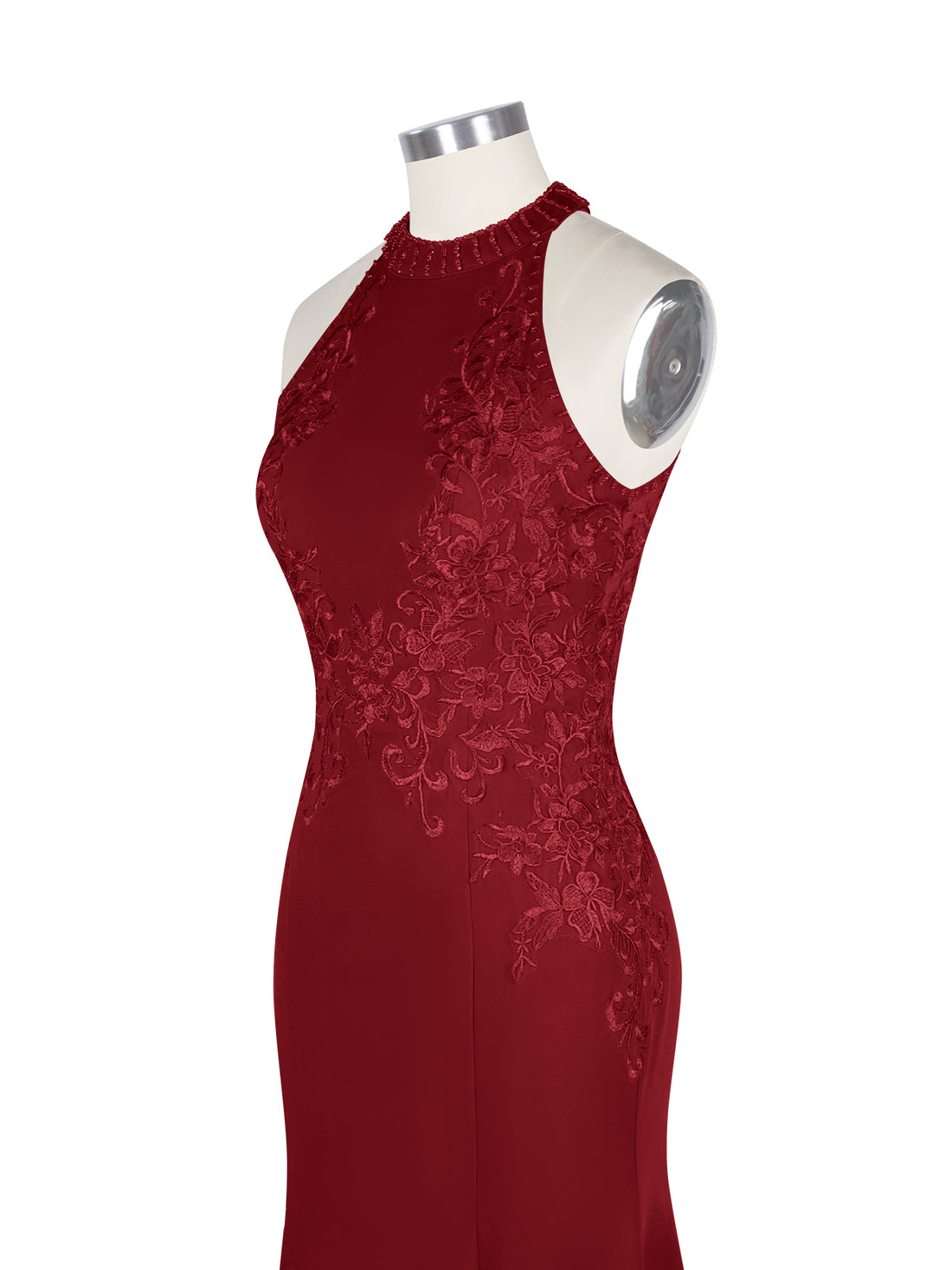 Halter Neckline Trumpet Dress 
