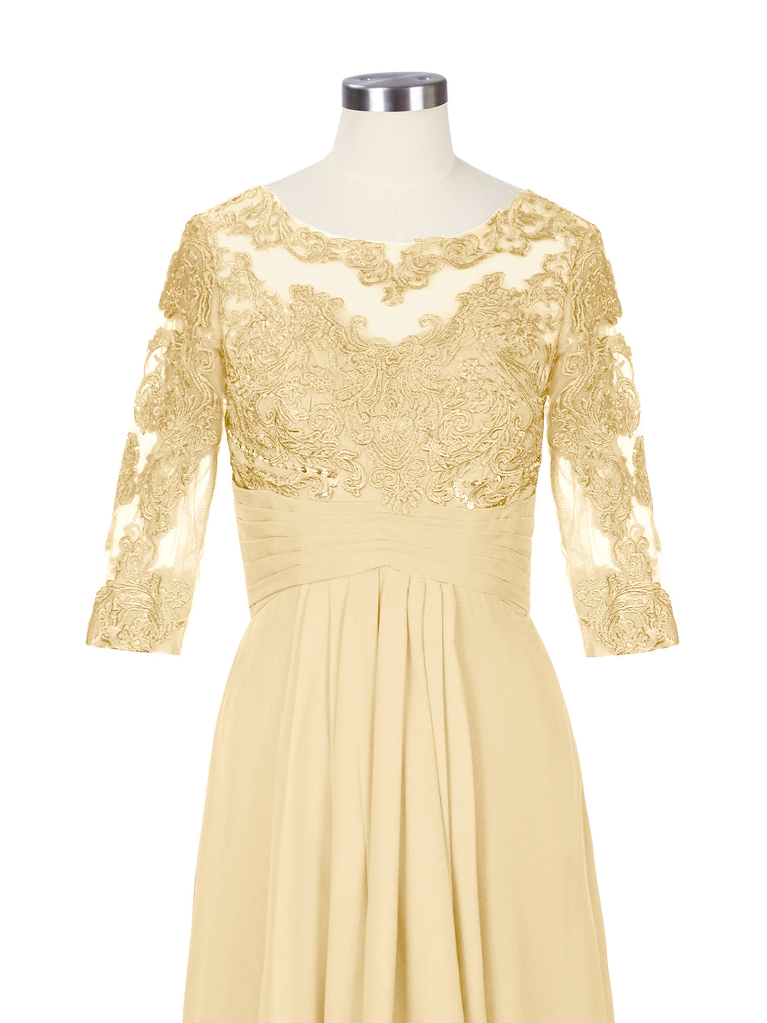 Three Quarter Sleeve Mother Dress 