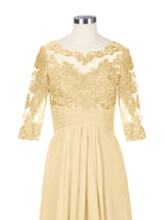 Three Quarter Sleeve Mother Dress 