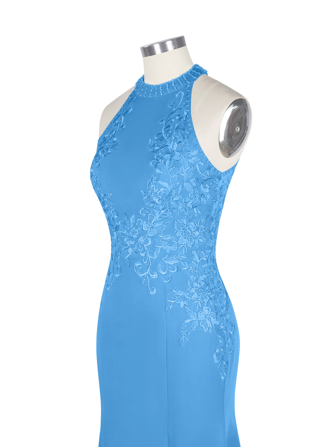 Halter Neckline Trumpet Dress 