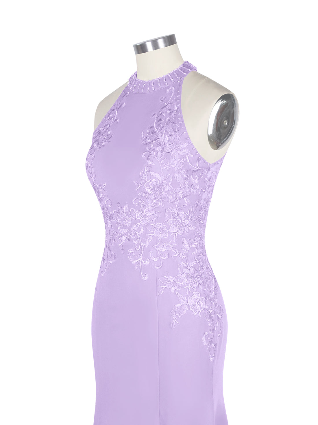 Halter Neckline Trumpet Dress 