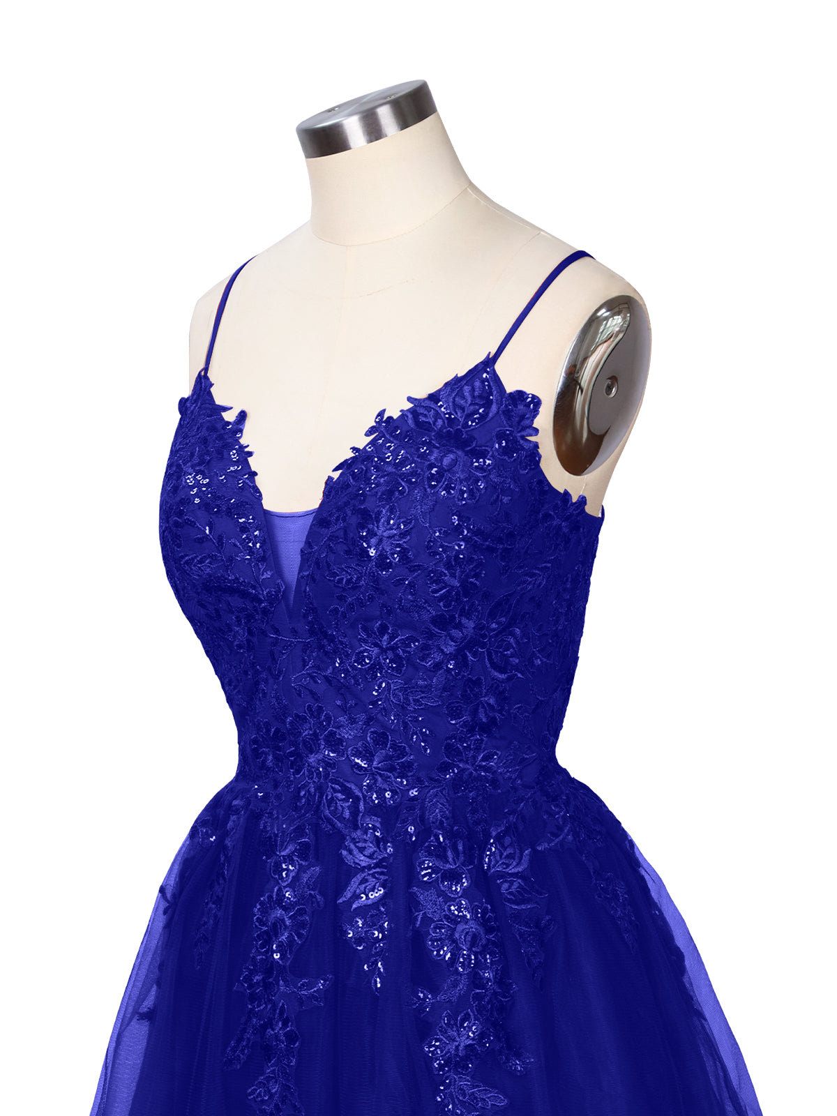 Applique Soft Tulle Mini Dress 