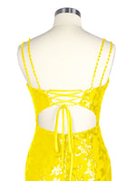 Double Spaghetti Bodycon Mini Dress 