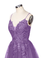 Applique Soft Tulle Mini Dress 