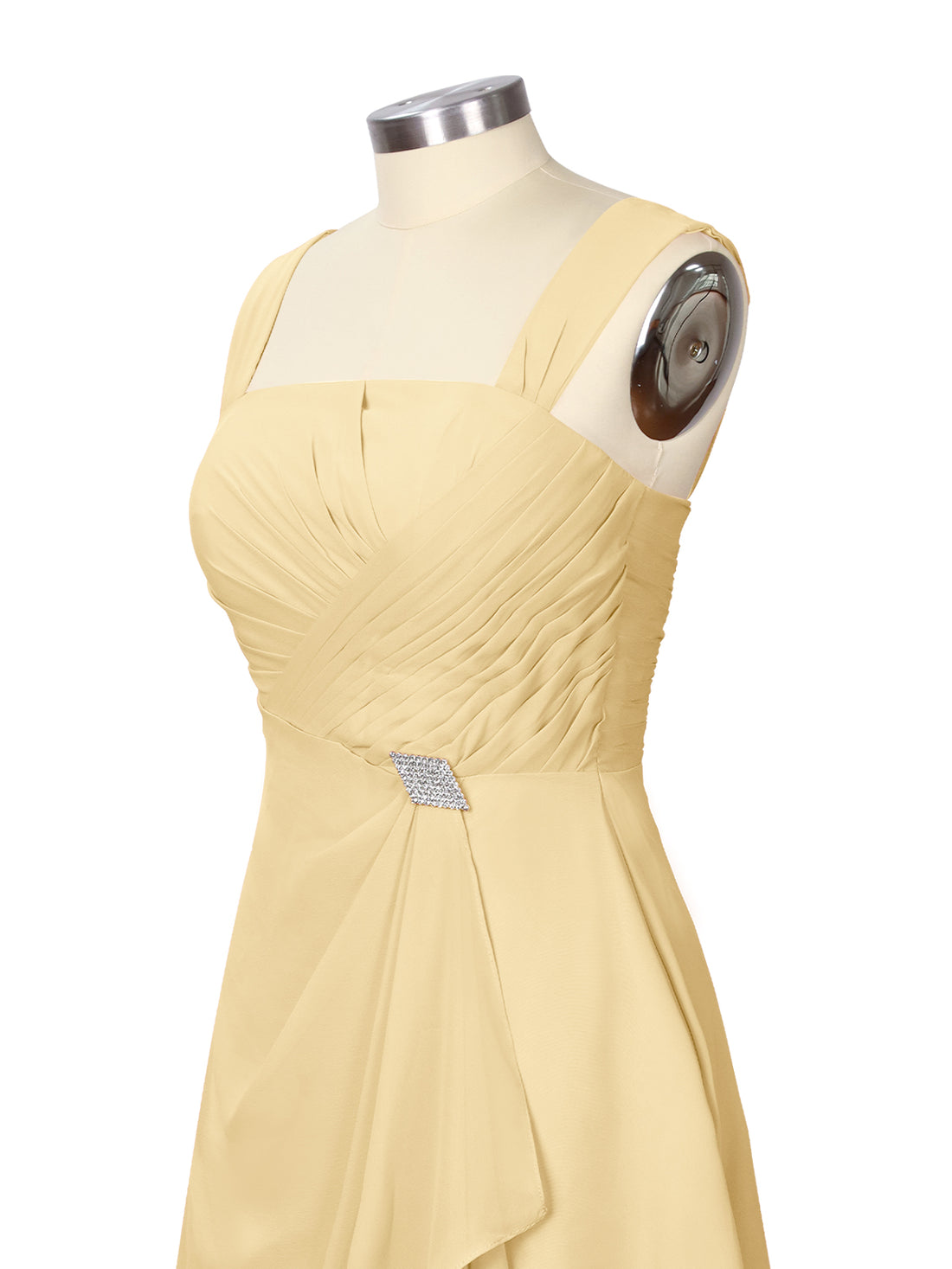 Ruched Chiffon Two-Piece Dress Set 