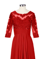 Three Quarter Sleeve Mother Dress 
