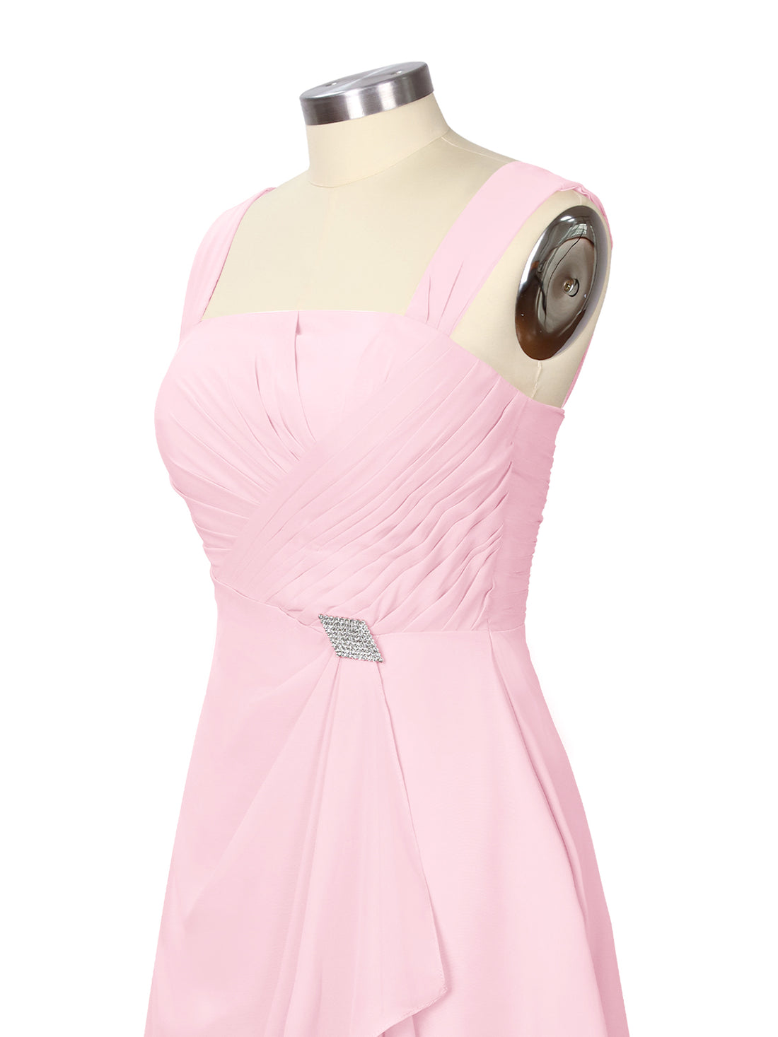 Ruched Chiffon Two-Piece Dress Set 