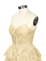 Sequin Appliques Mini Dress 