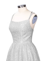Sparkly Sequined A-line Mini Dress 