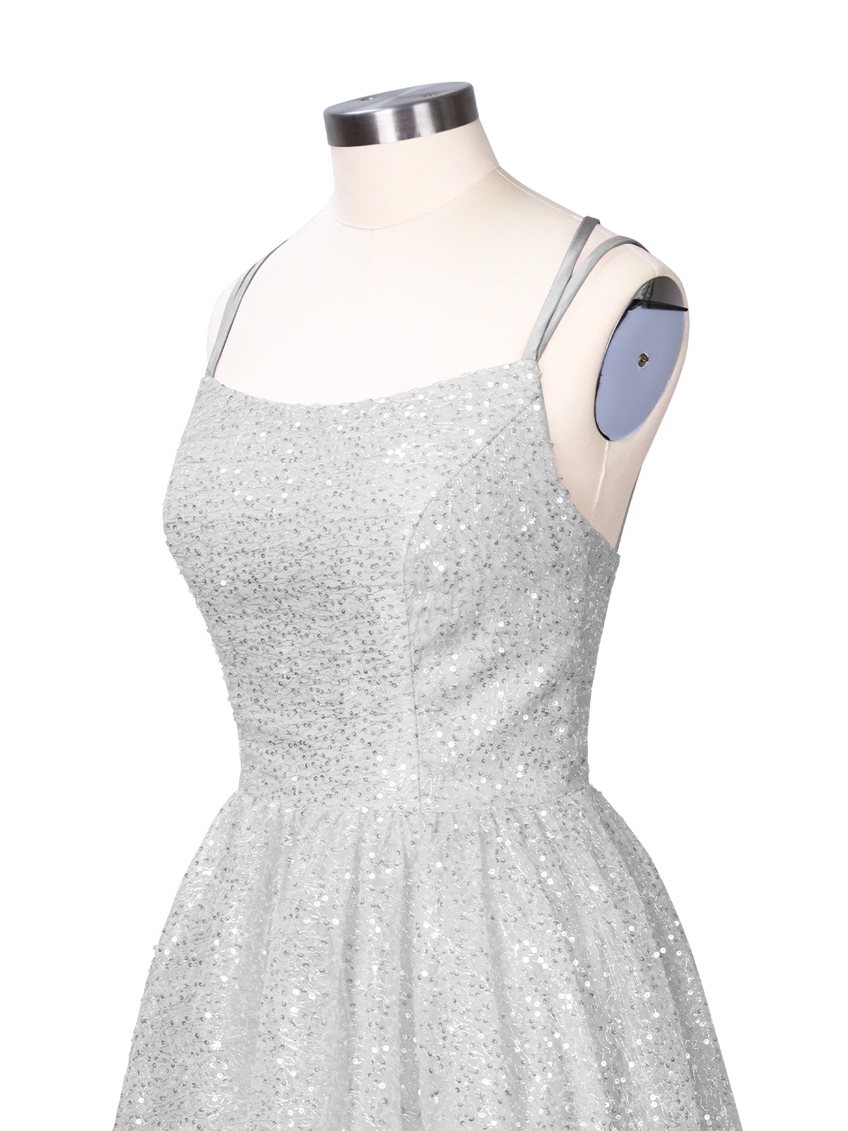 Sparkly Sequined A-line Mini Dress 