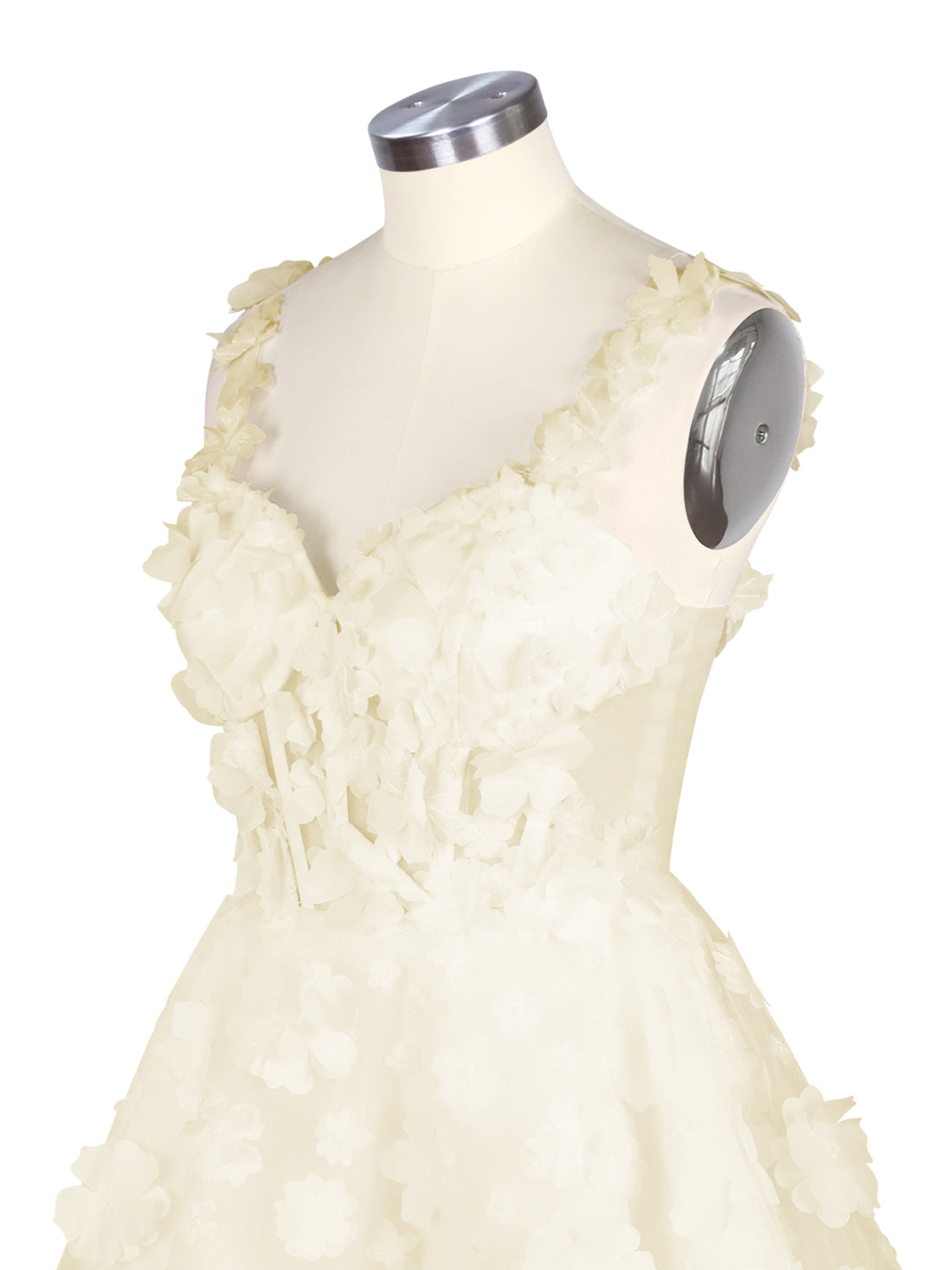 Sweetheart 3D Flower Wedding Dress 