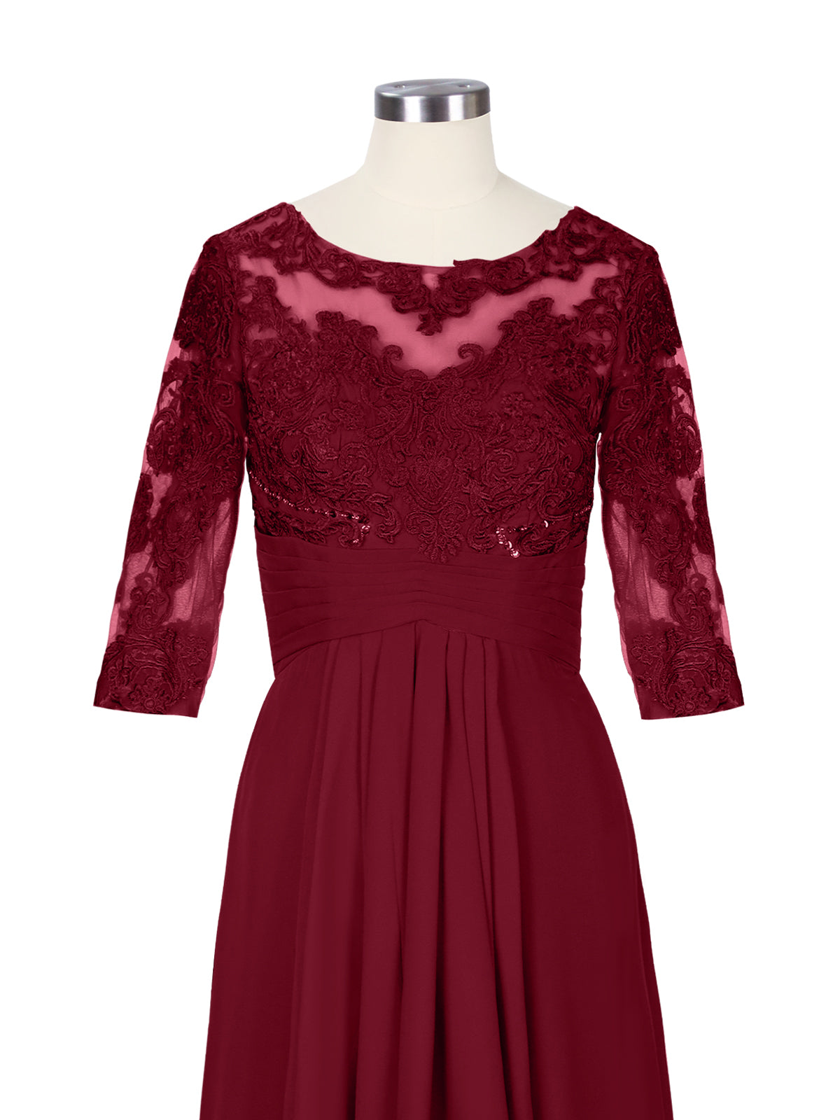 Three Quarter Sleeve Mother Dress 