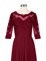 Three Quarter Sleeve Mother Dress 
