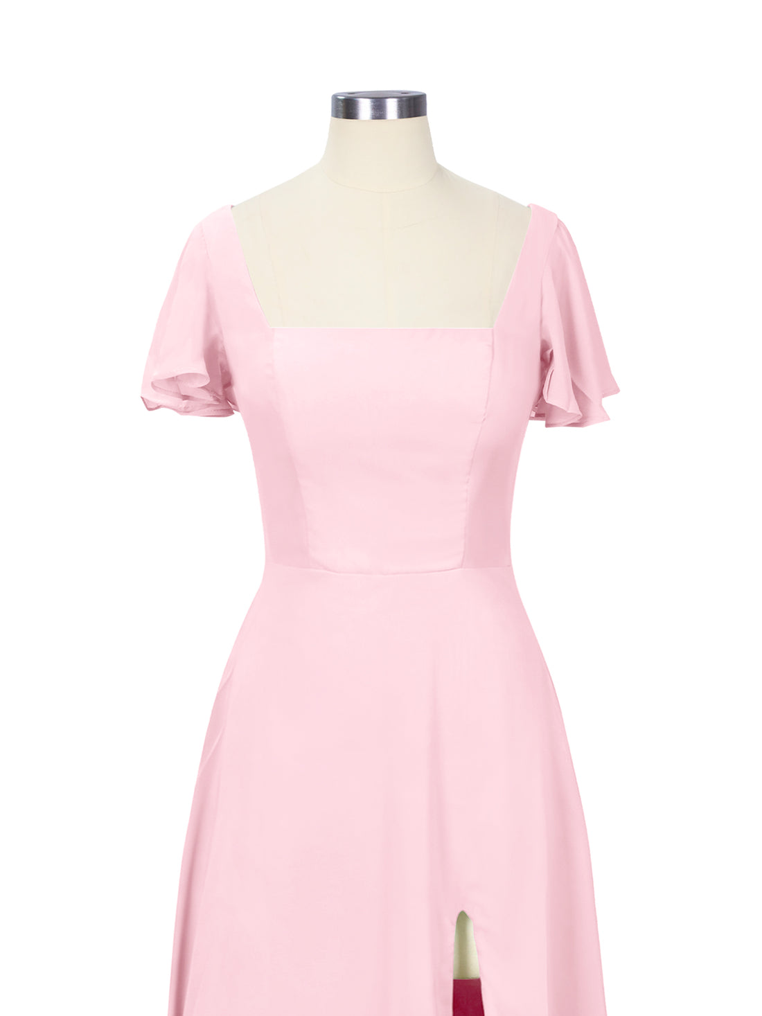 Flutter Sleeves Bridesmaid Dress 