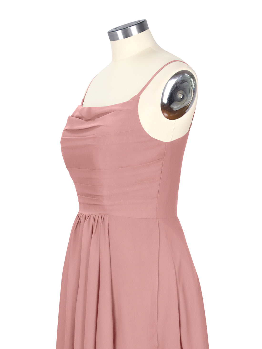 Spaghetti Asymmetrical Bridesmaid Dress 