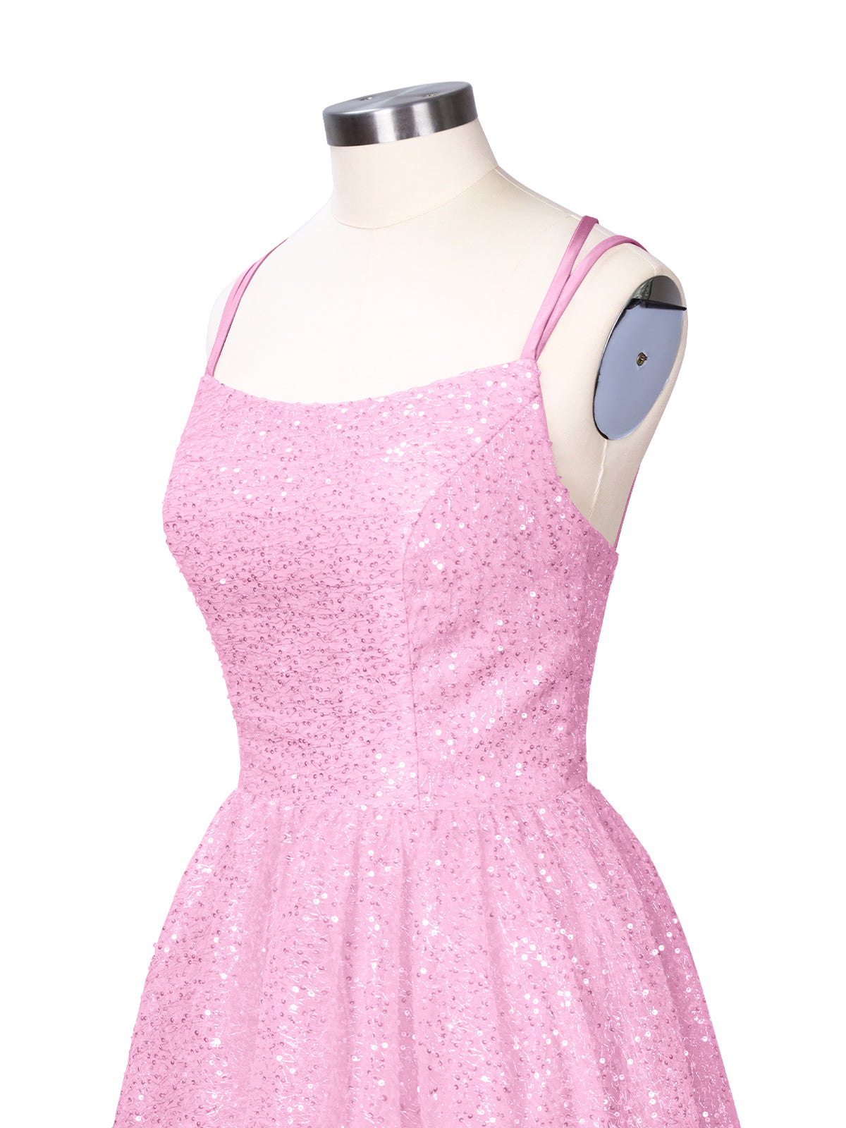 Sparkly Sequined A-line Mini Dress 