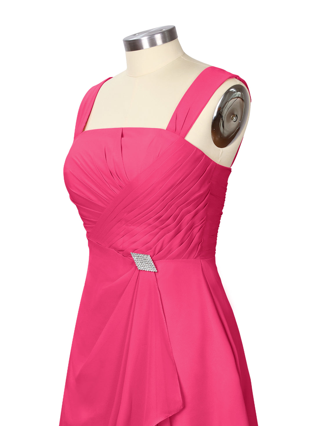 Ruched Chiffon Two-Piece Dress Set 