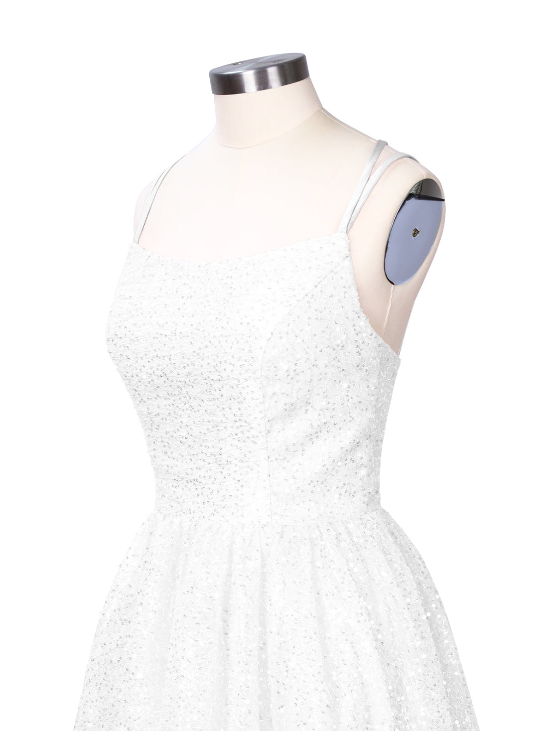 Sparkly Sequined A-line Mini Dress 