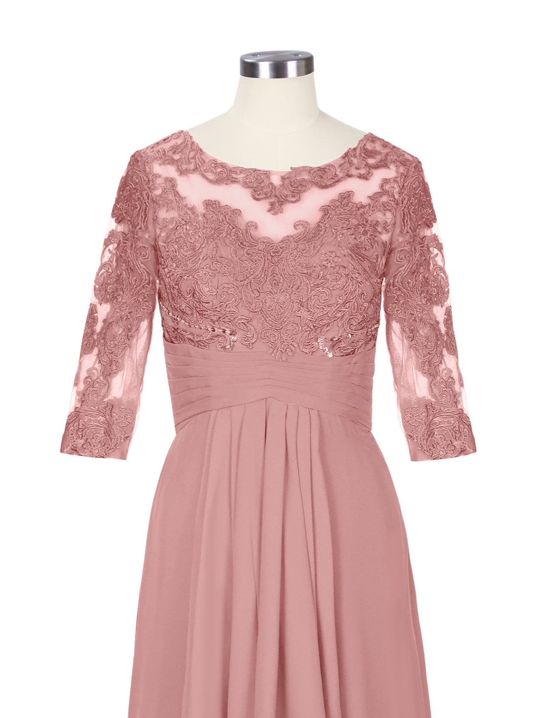 Three Quarter Sleeve Mother Dress 