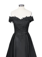 Applique Bodice Prom Dress 