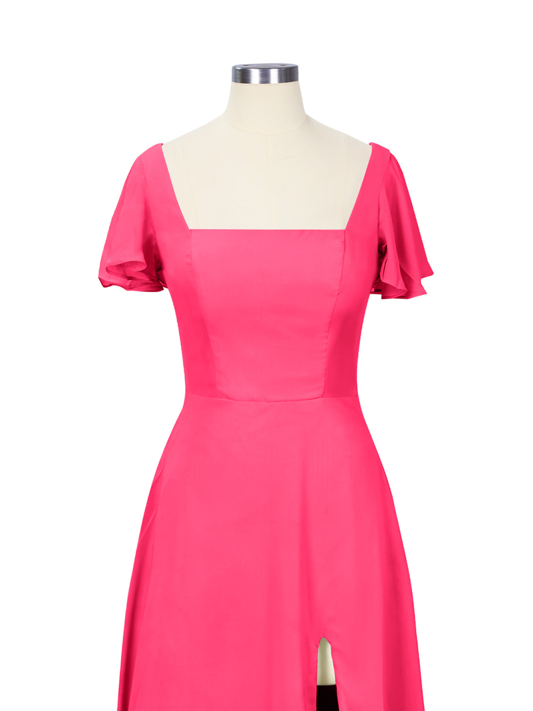 Flutter Sleeves Bridesmaid Dress 