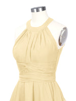 Halter Bridesmaid Dress 