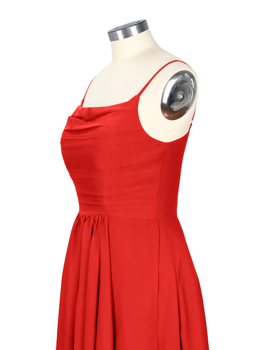 Spaghetti Asymmetrical Bridesmaid Dress 