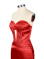 Sweetheart Corset Cutout Mini Dress 