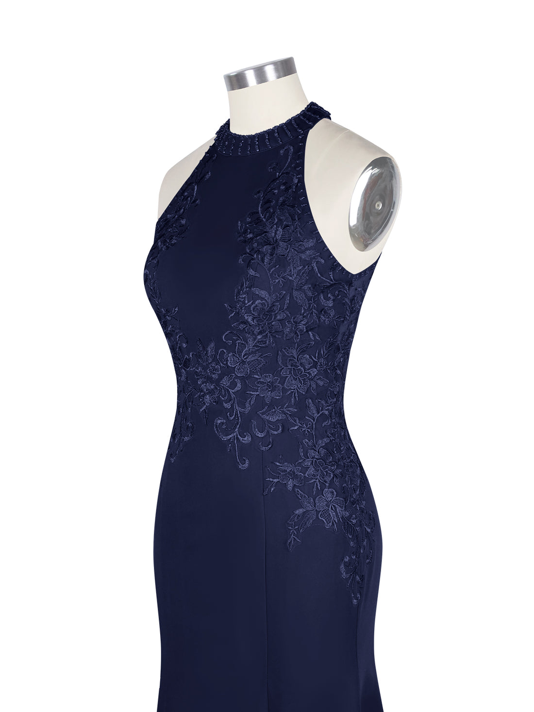 Halter Neckline Trumpet Dress 