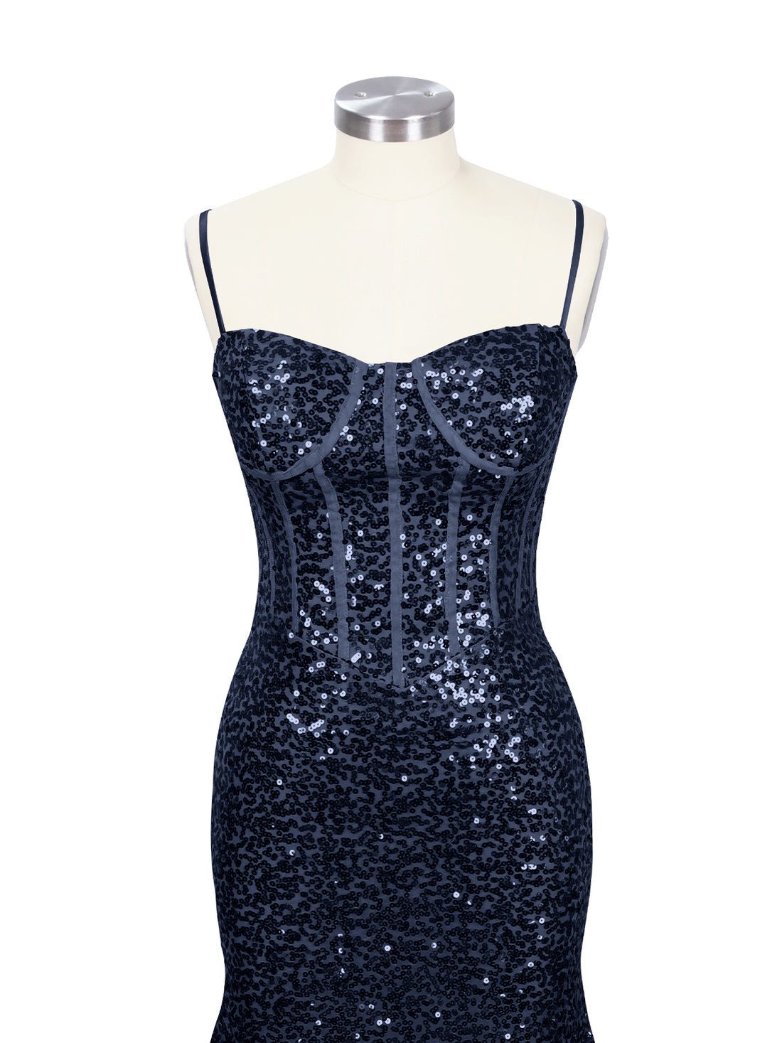 Spaghetti Sheath Prom Dress 