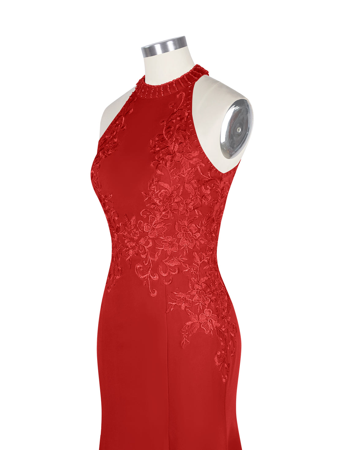 Halter Neckline Trumpet Dress 