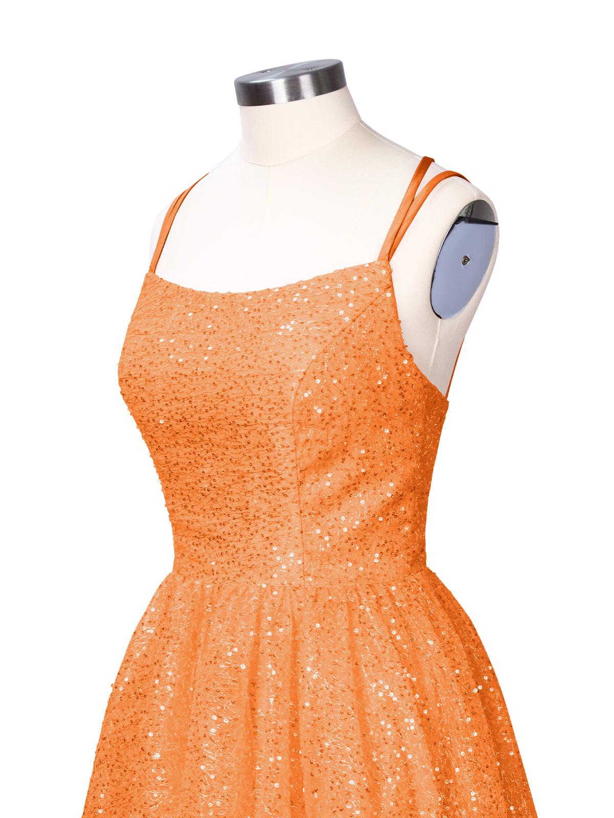 Sparkly Sequined A-line Mini Dress 