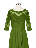 Three Quarter Sleeve Mother Dress 