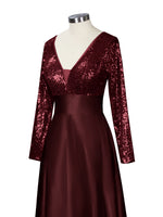 Long Sleeveless Sequin Prom Dress 