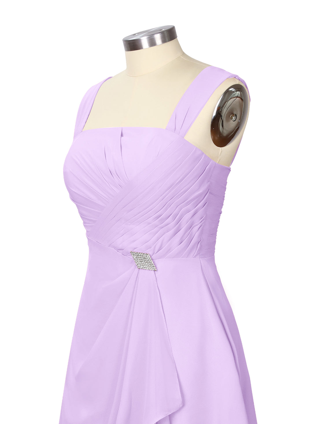 Ruched Chiffon Two-Piece Dress Set 