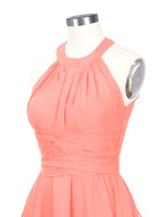 Halter Bridesmaid Dress 