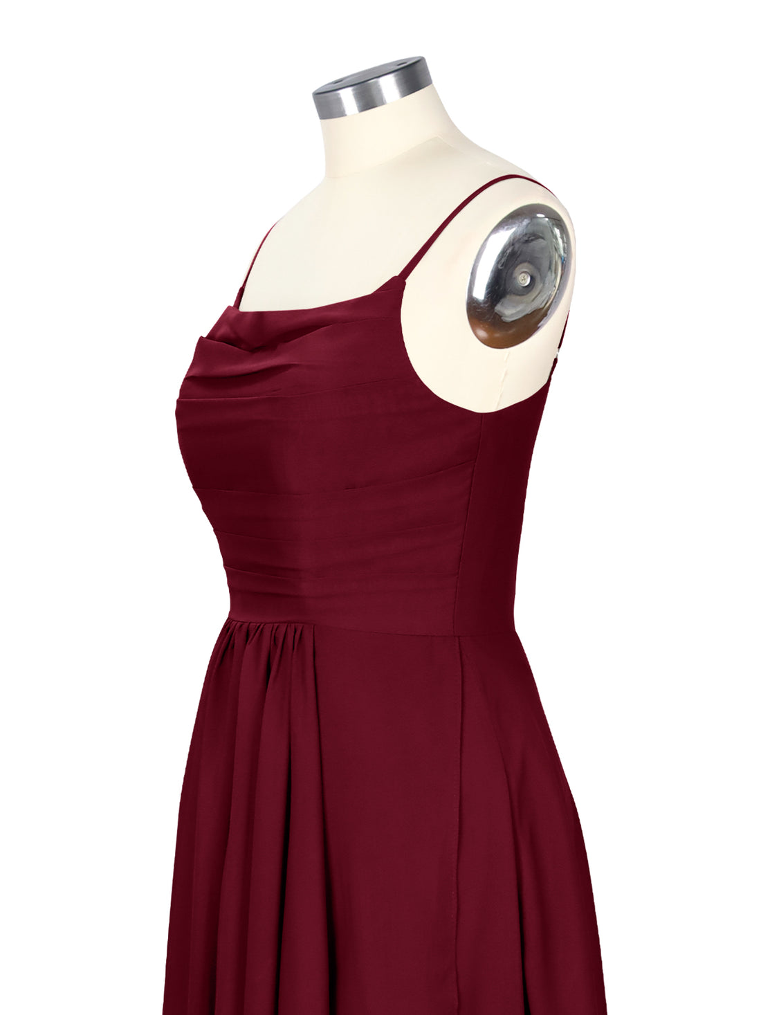Spaghetti Asymmetrical Bridesmaid Dress 