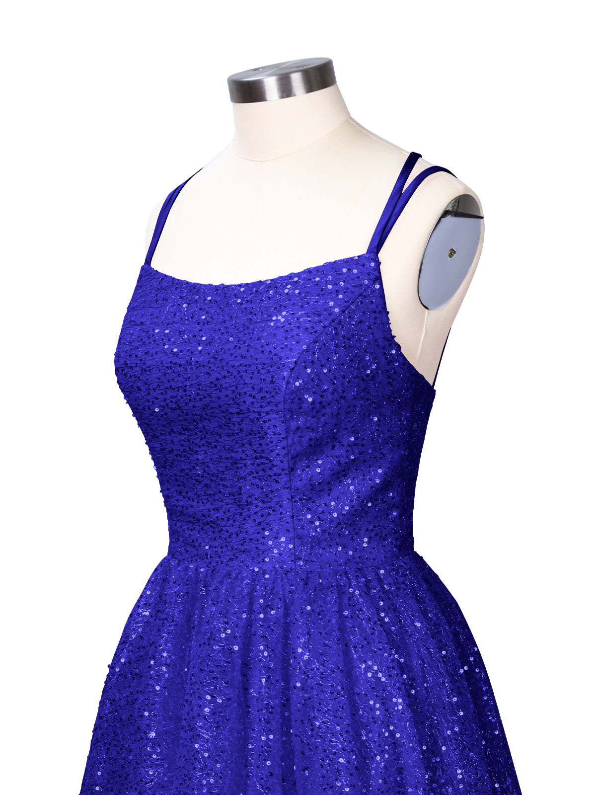 Sparkly Sequined A-line Mini Dress 