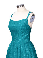 Sparkly Sequined A-line Mini Dress 