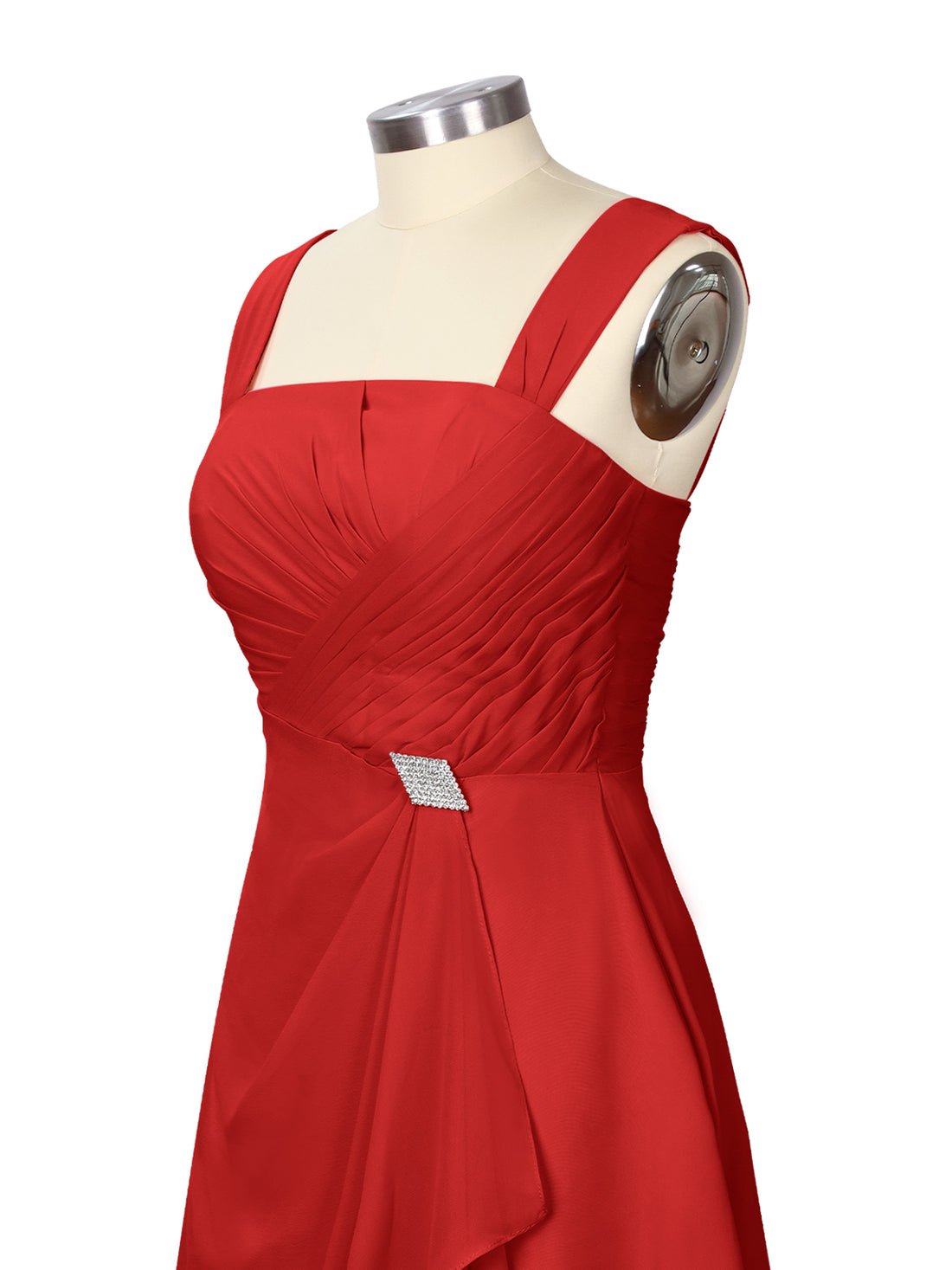 Ruched Chiffon Two-Piece Dress Set 
