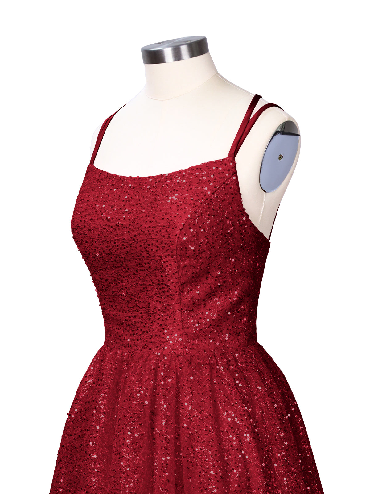 Sparkly Sequined A-line Mini Dress 