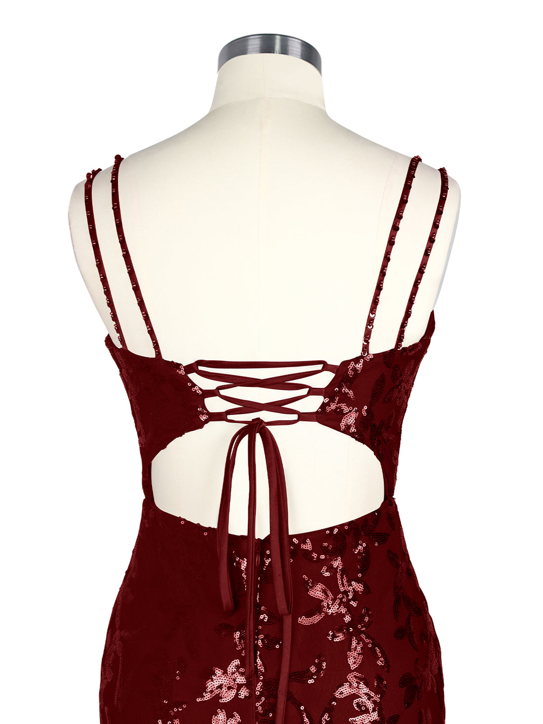 Double Spaghetti Bodycon Mini Dress 