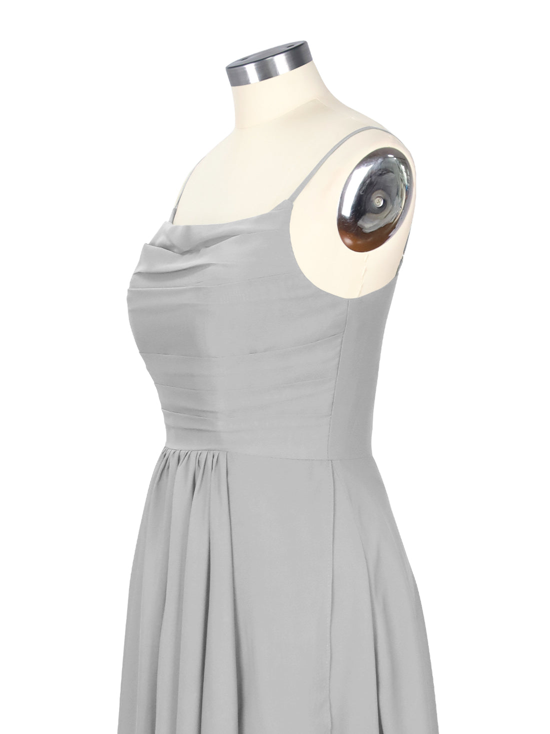 Spaghetti Asymmetrical Bridesmaid Dress 